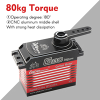YIPINServo Digital Servo 80kg Metal Gear High Torque Waterproof Replacements for 1/5 1/6 Traxxas ARRMA KRATON BAJA RC Car Parts