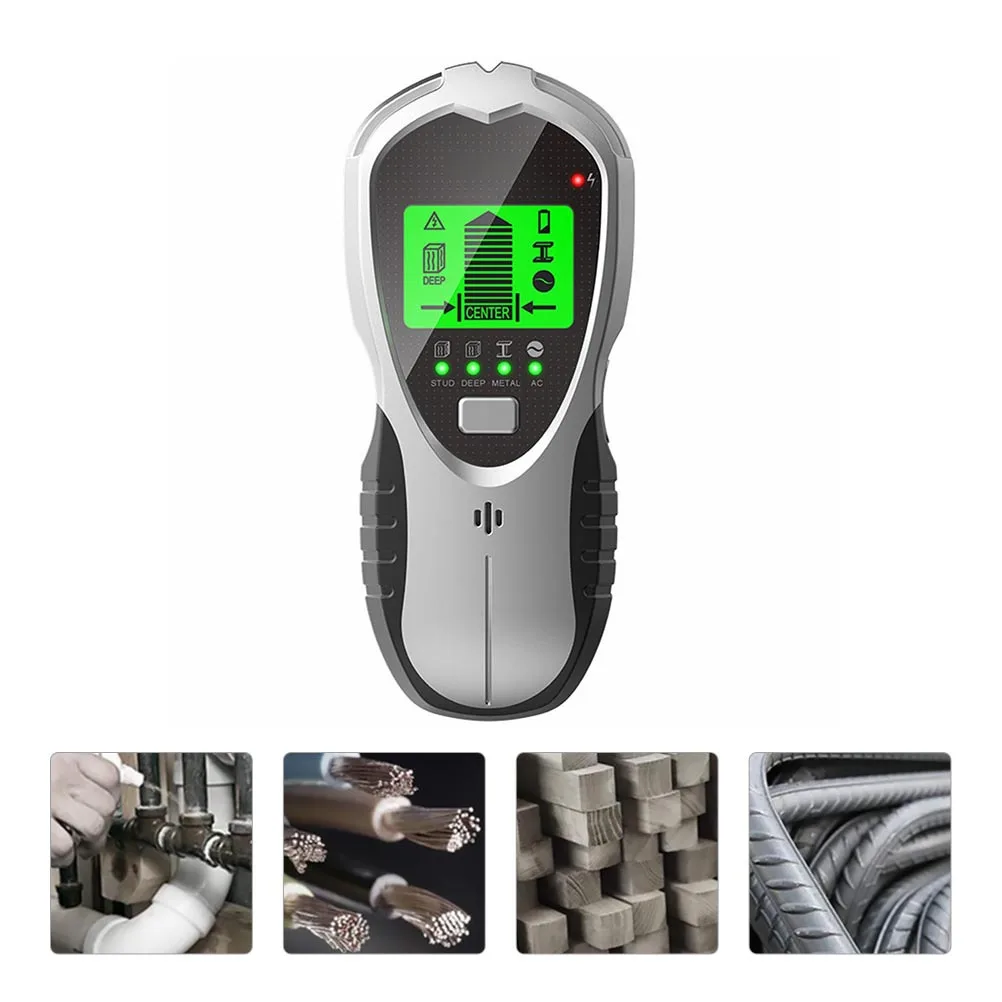 

1 set 4 In 1 Wall Scanner Stud For Metal Wire Detection Compact Lightweight With Led Display Fast Accurate