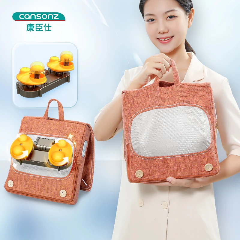 

Cervical Massage Pillow, Portable Car Mounted Home Waist Massage Cushion, Multifunctional Massage, Kneading, Heating Massager