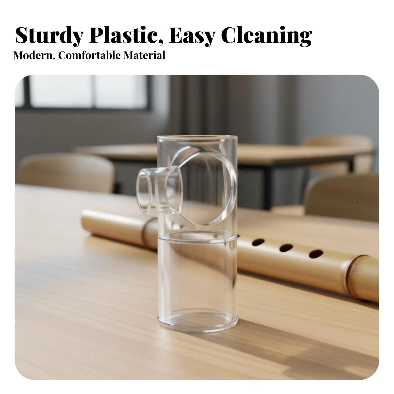 Dizi Blowing Aid Easy to Blow Flute Mouthpiece Aid Practice for Beginners, Music Novices, Home