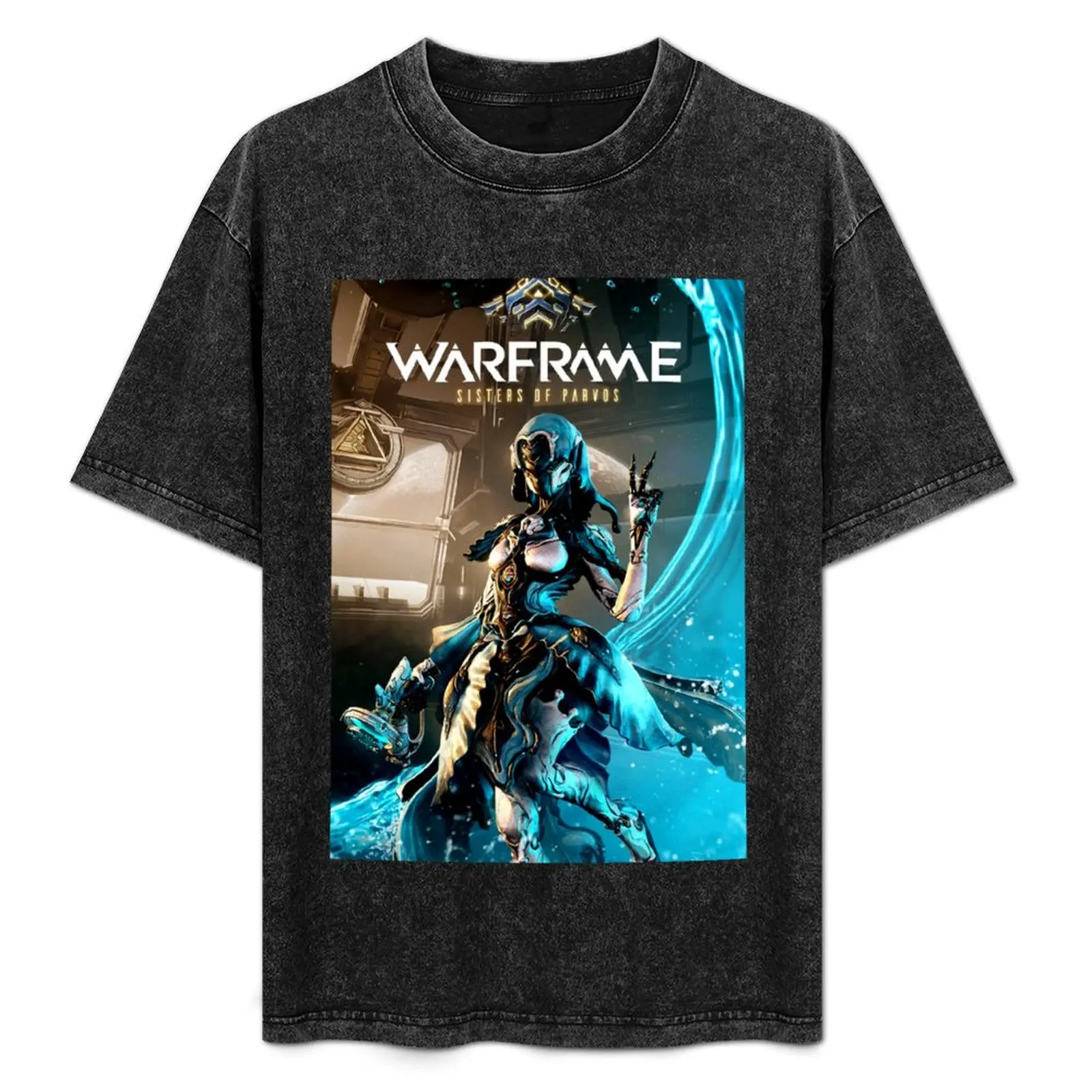 Warframe game logo T-Shirt sweat cotton graphic tees graphic shirts animal prinfor boys slim fit t shirts for men