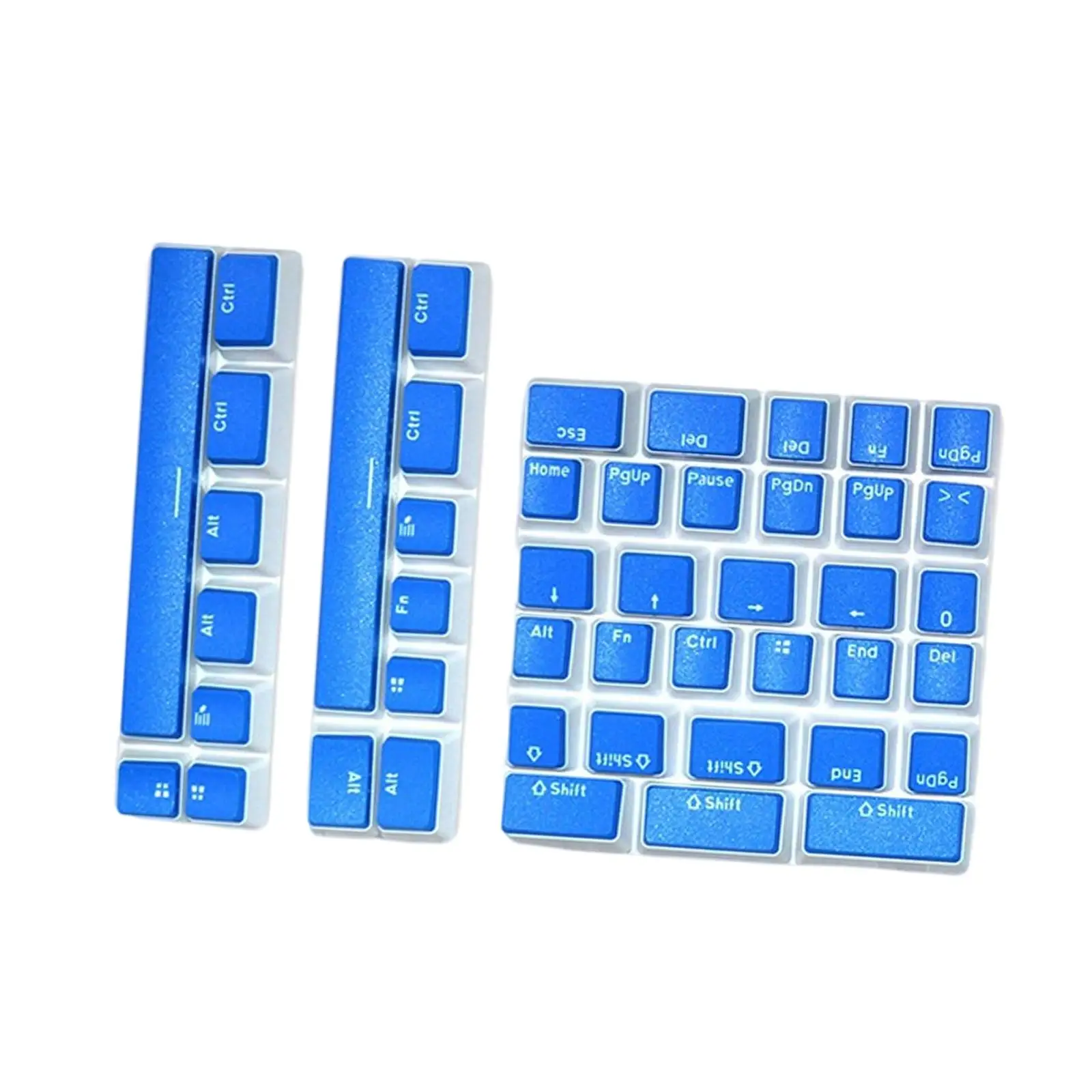 Juego de teclas Pudding PBT, Teclado mecánico en inglés para Razer 980 680