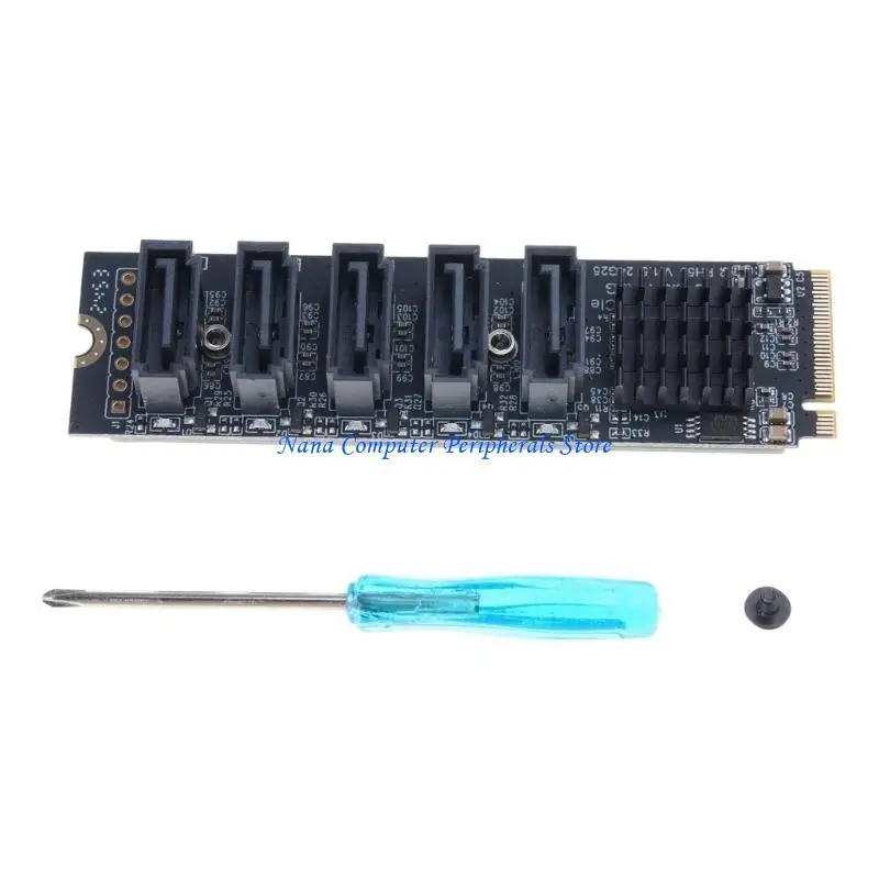 

F68C M.2 to Expansion Card Connectors with Five Output for Large Capacity Need