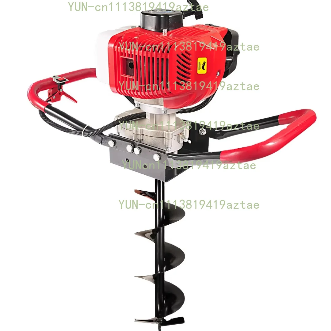 Durable 2-stroke 52cc 4 Stroke Metal Earth Auger With 150mm 250mm 300mm Dit For Drilling
