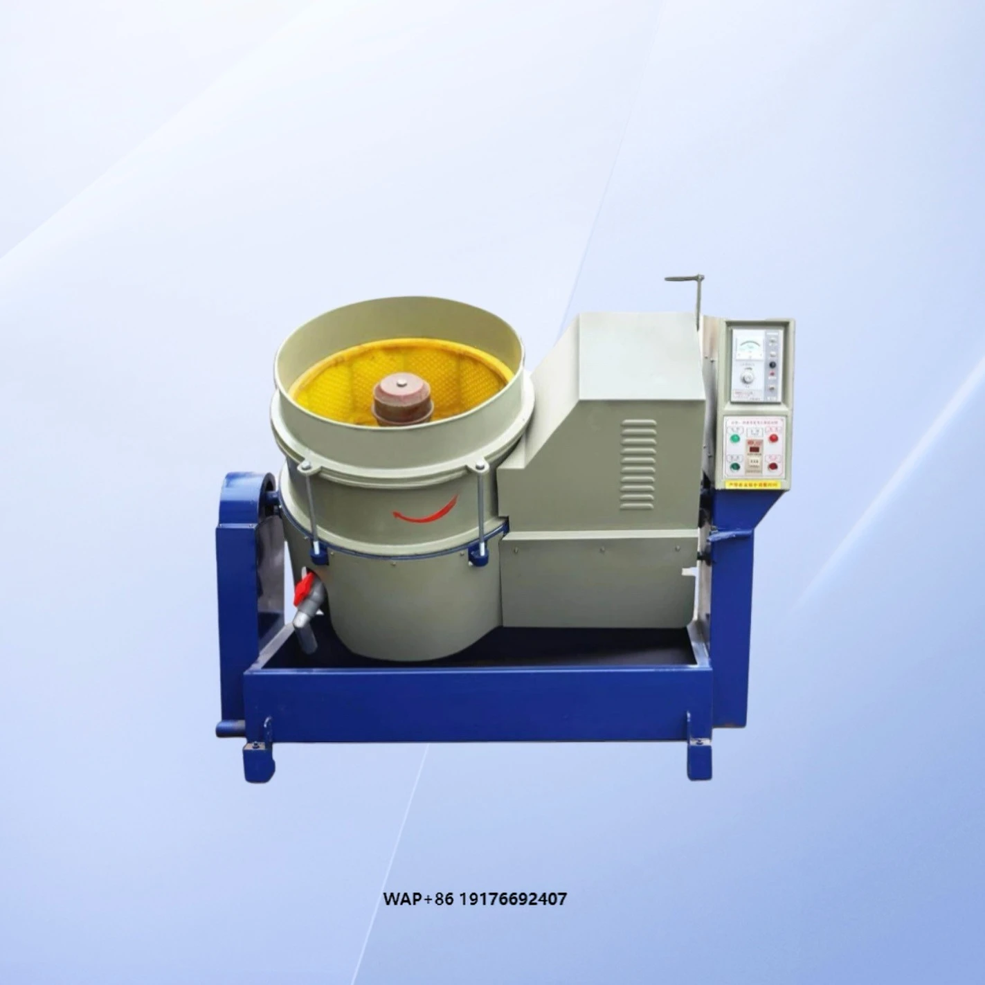 New 120L High Precision Centrifugal Disc Finishing Machine for Polishing Motorcycle Automotive Camshaft Featuring Motor Engine