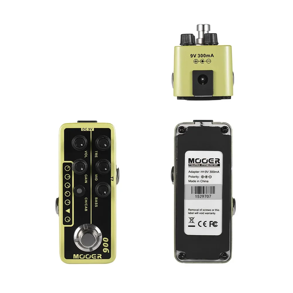 

MOOER PREAMP Series 006 US Classic Deluxe American Blues Combo Digital Preamp Preamplifier Guitar Effect Pedal True Bypass