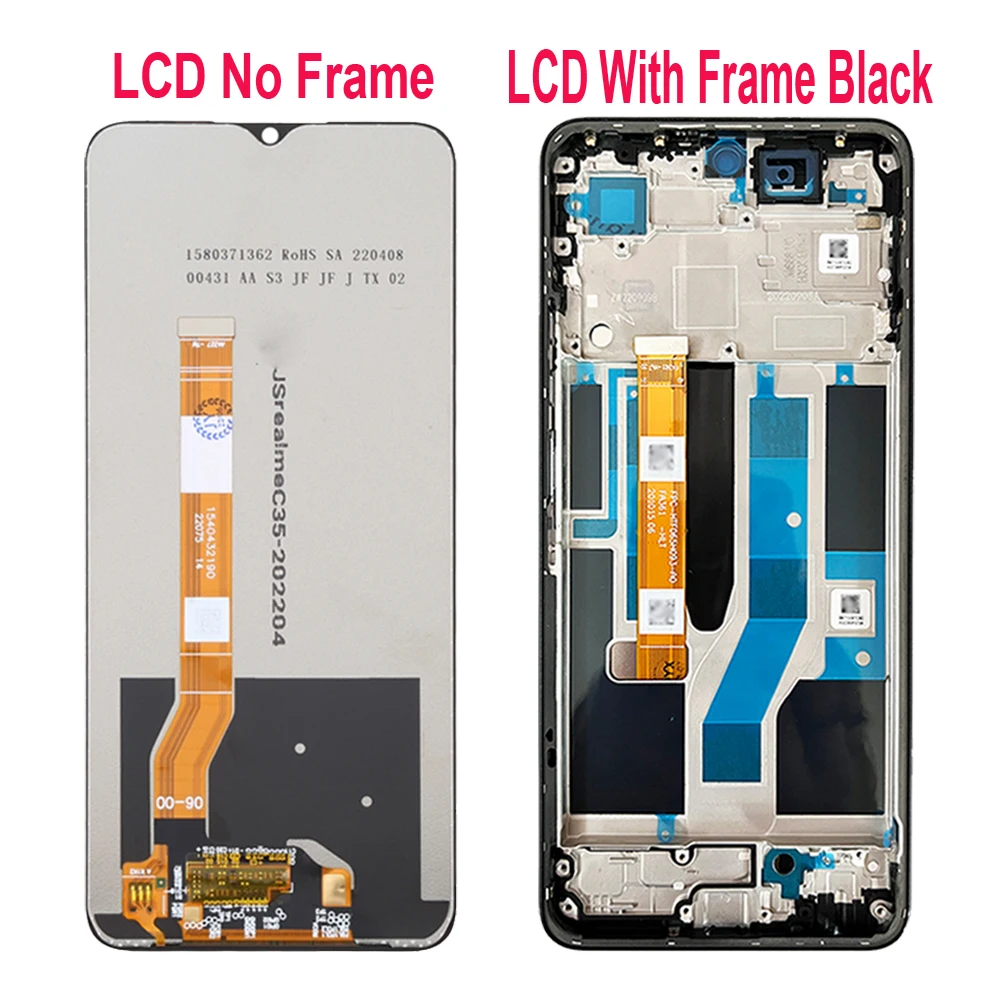 6.72\'\' For Realme 10 Pro RMX3663 RMX3660 RMX3661 LCD Display Touch Screen Digitizer Assembly