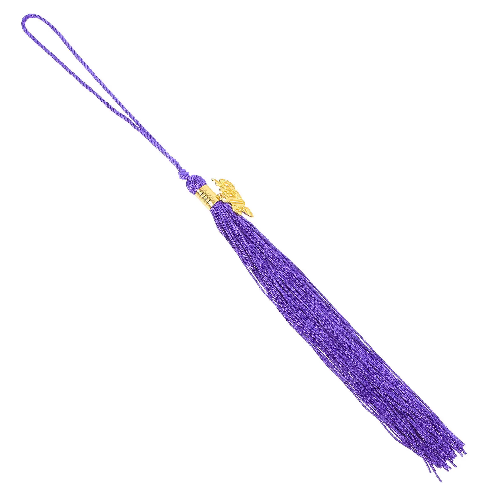 Graduation Cap Tassels 2025 Mini Gown DIY Decorations Charm Elegant Tassel Doctoral Hat Purple Hanging C