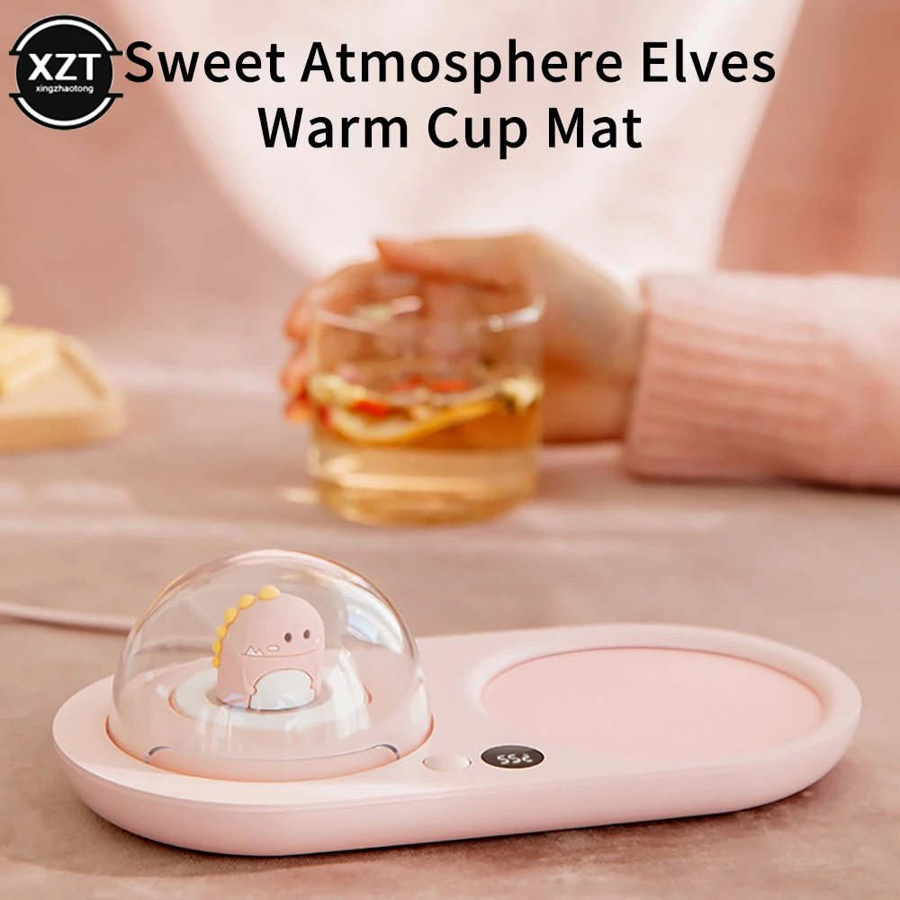 

Smart Coffee Mug Warmer for Milk Tea Water Cocoa Cup Warmer with Essential Oil Diffuser 3 Temperature Settings Gift Best Idea