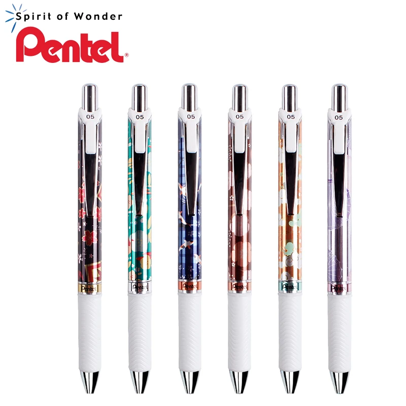 

1 Pcs Pentel Fireworks Gel Pen 0.5mm BLN75KW Black Smooth and Quick-drying Push-type Pen Needle-type Pen Tip Ink Quick-drying