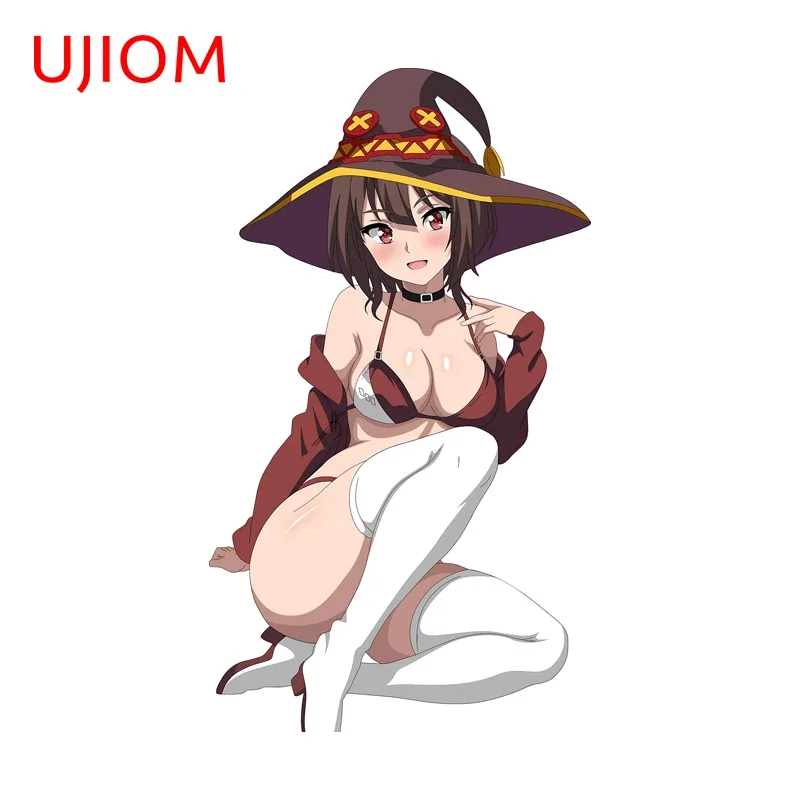 UJIOM Seductive Megumin Butt Wall Sticker Seductive Exquisite Elegant Attractive Graffiti Decal Room Decoration Accessories