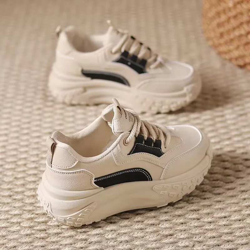 2025 Women's Casual Shoes New Non-slip Wear-resistant Sneakers Lightweight Platform Dad Shoes High Quality Fashion Running Shoes