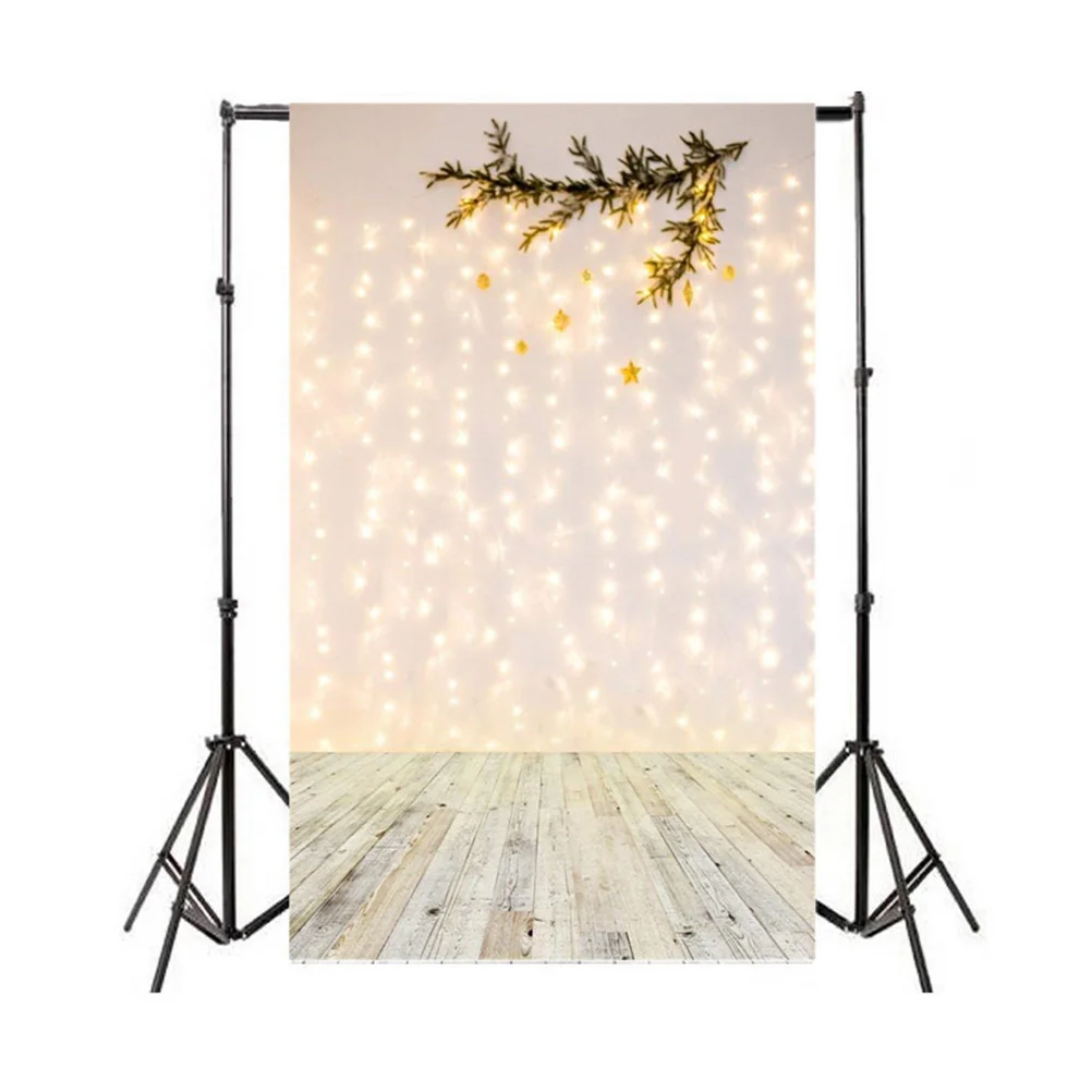 

Christmas Lights Backdrop Photo Background Cloth Seamless Wrinkle Free Durable Photo Backdrop Photography Studio Scene