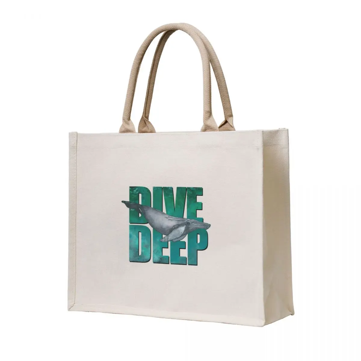 

Dive deep. Tote Bag reusable shopping bags custom canvas bag large tote bag