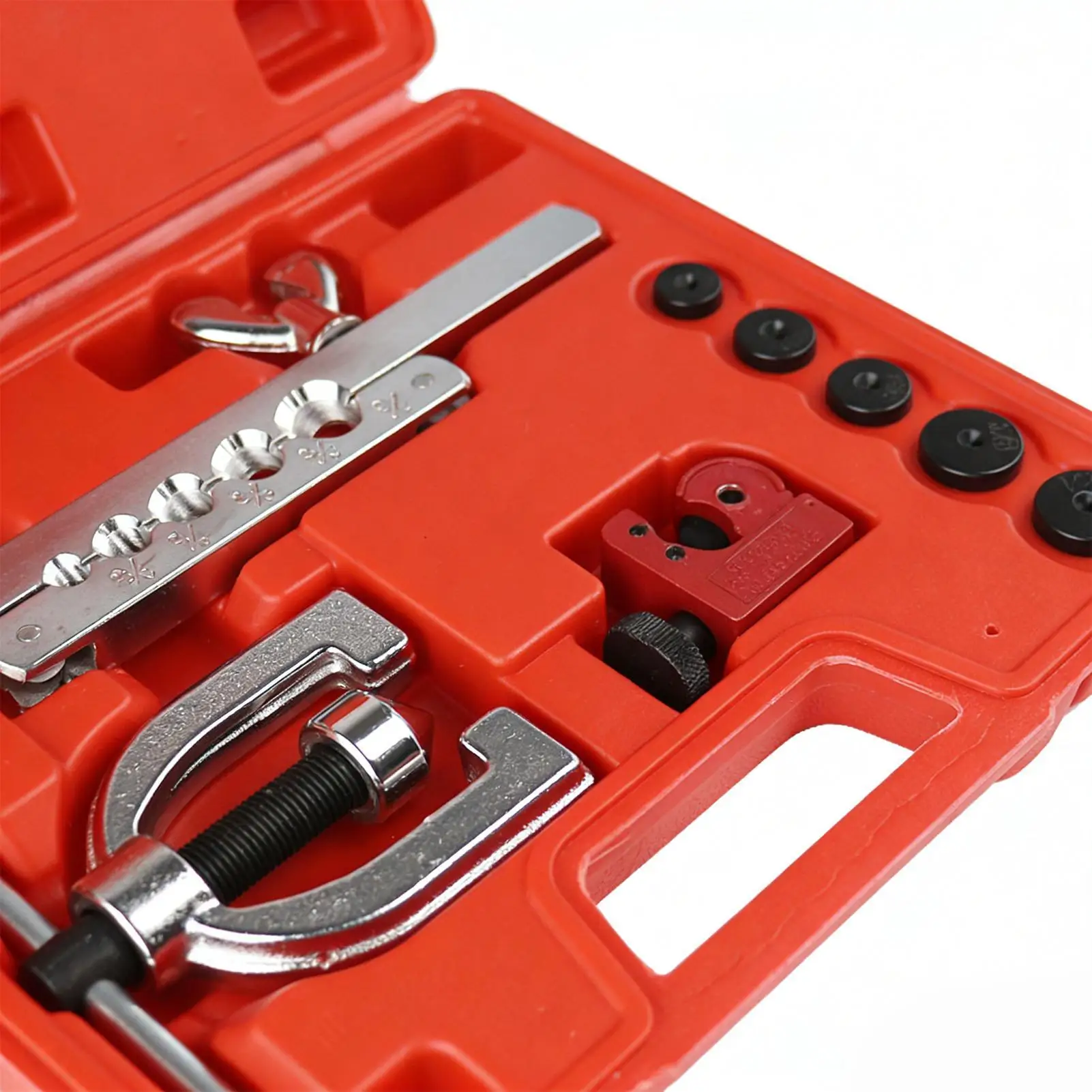 

Brake Line Repair Kit With Fittings Copper Coated Repair Tools 25ft Automotive Brake Line Flaring Kit For Car Truck Vehicle