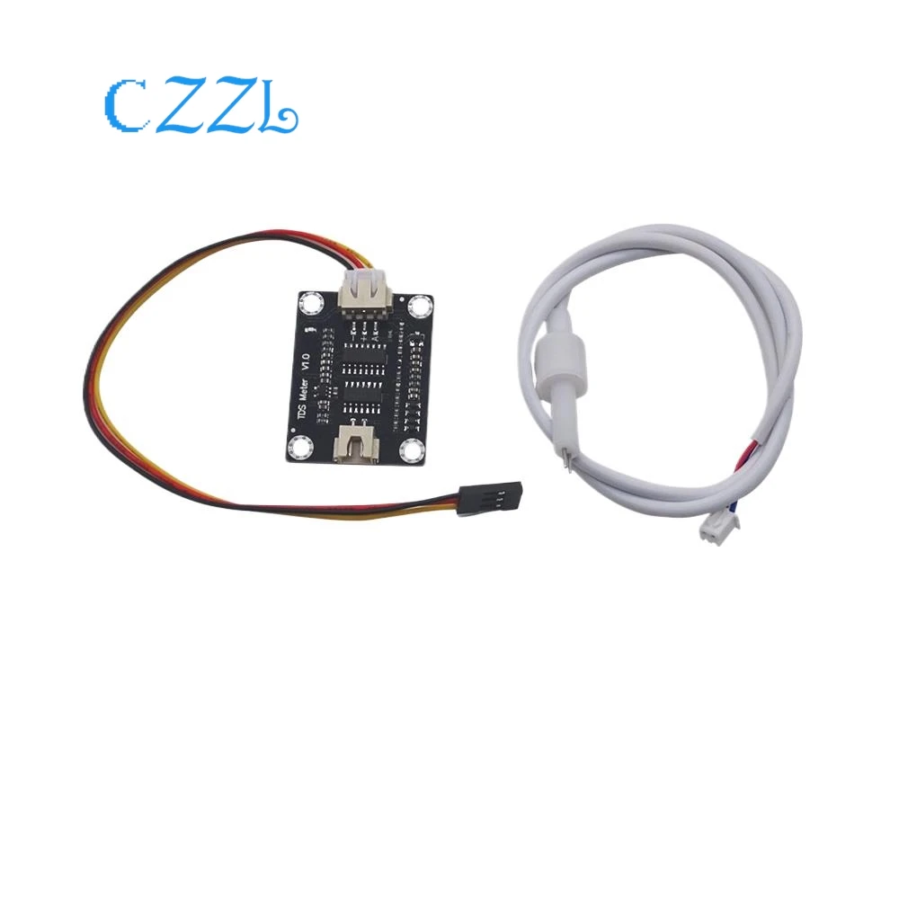التناظرية TDS الاستشعار TDS متر توصيل المياه الاستشعار تستر كشف السائل مراقبة جودة المياه DIY بها بنفسك مع 2 كابلات #3