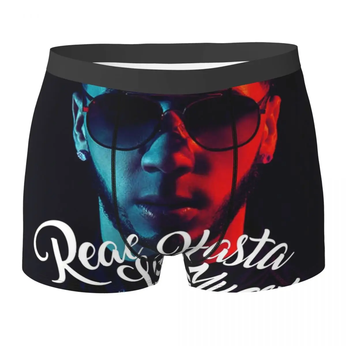 

AA Anuel Underwear Horror Real Hasta La Muerte 3D Pouch Trenky Boxershorts Print Shorts Briefs Classic Man Underpants Plus Size