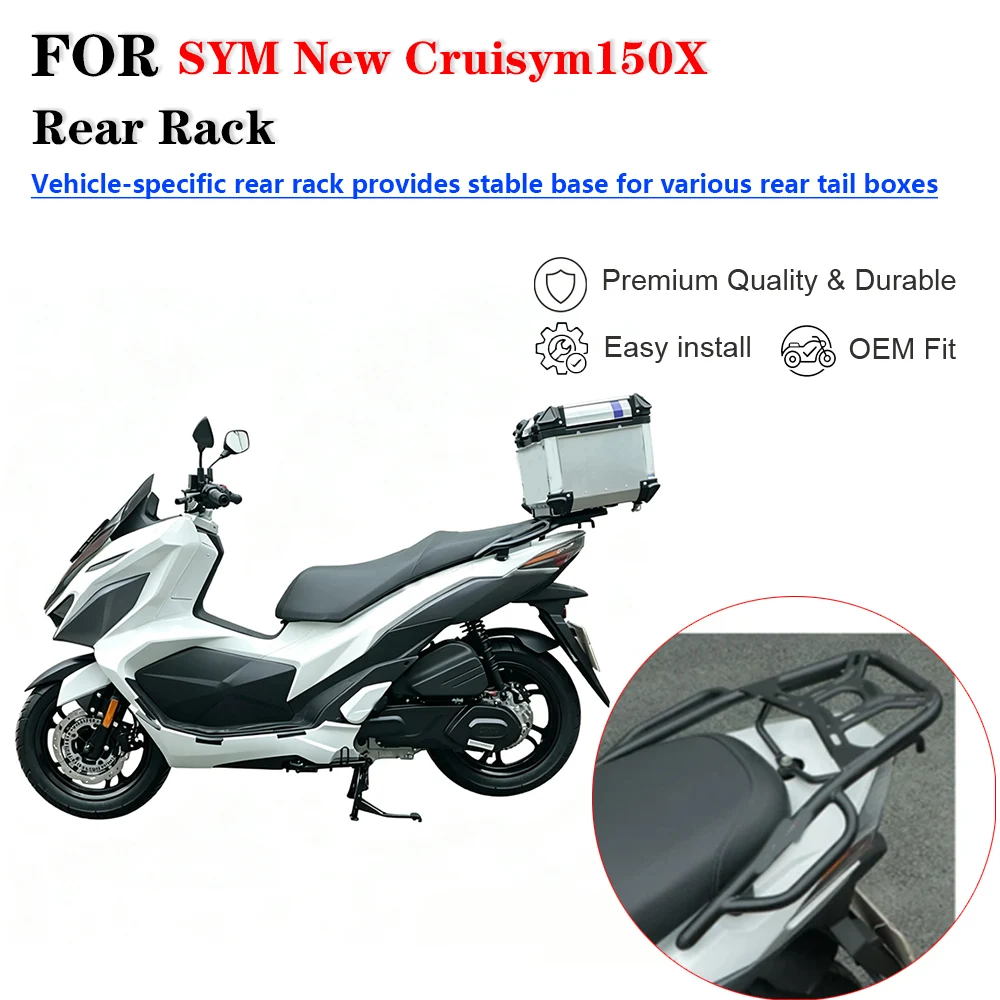 For SYM New Cruisym150X Motorcycle Rear Luggage Rack Tail Box Mount Bracket Modification Accessories