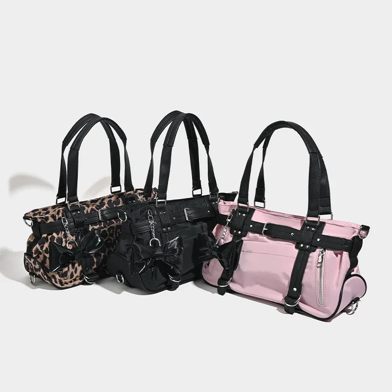 

Women Luxury Designer Handbag Pillow Bow Decoration Underarm Bags Purses 2024 New Fashion Large Capacity Shoulder Crossbody