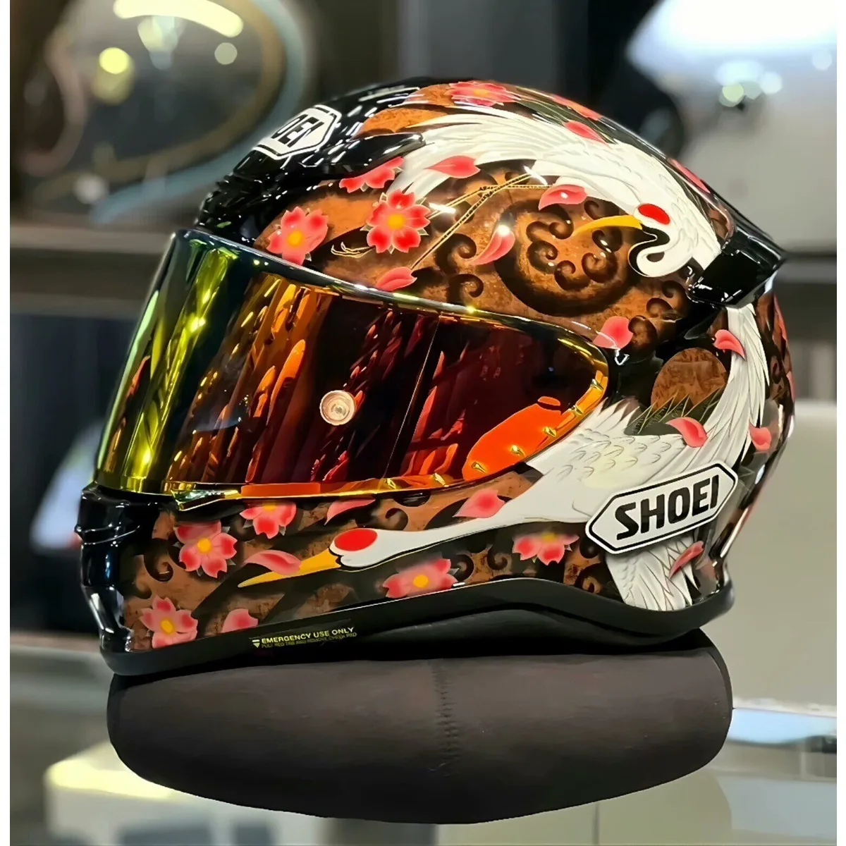 SHOEI Z-8 Crane Motorcycle Helmet, All-Season Motorbike Helmet, Z8 Crane Graphic SHOEI Helmet z8