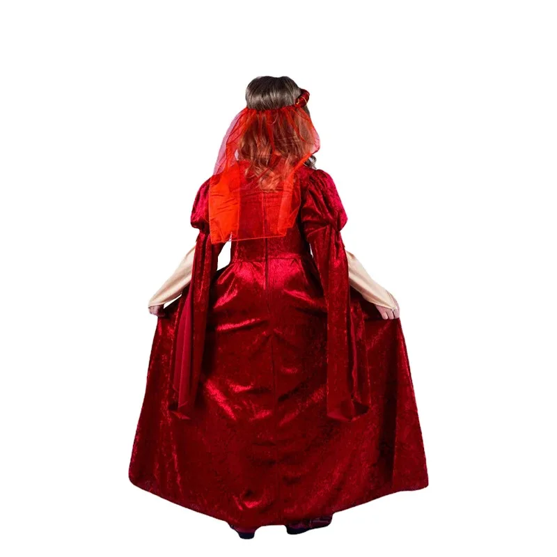 European and American Medieval Children's Retro Princess Dress Halloween Renaissance Cosplay Stage Costume Party Outfits