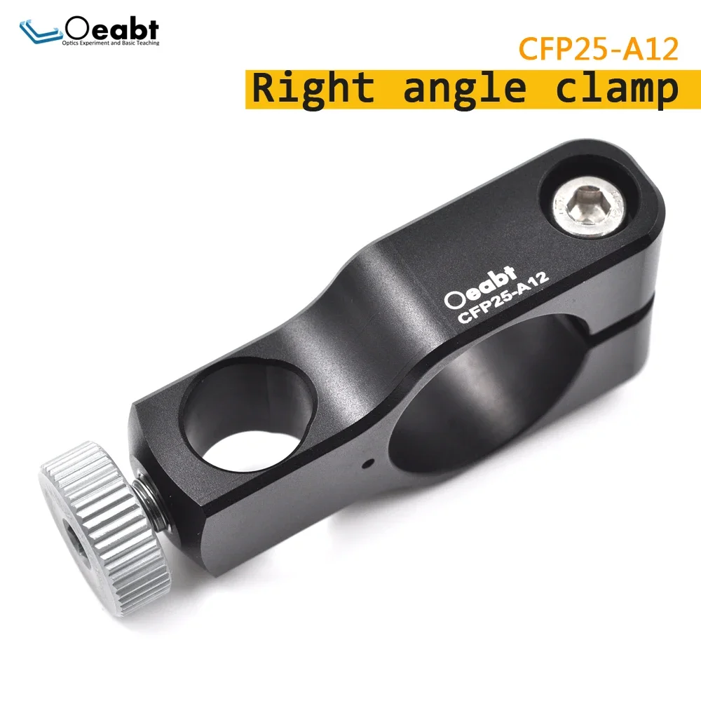 CFP25-A12 Đường Kính 25Mm Đến 12Mm Góc Phải Thanh Kết Nối Kẹp Thép Không Gỉ Thanh Kết Nối Chống Rối Cực Quang Thí Nghiệm