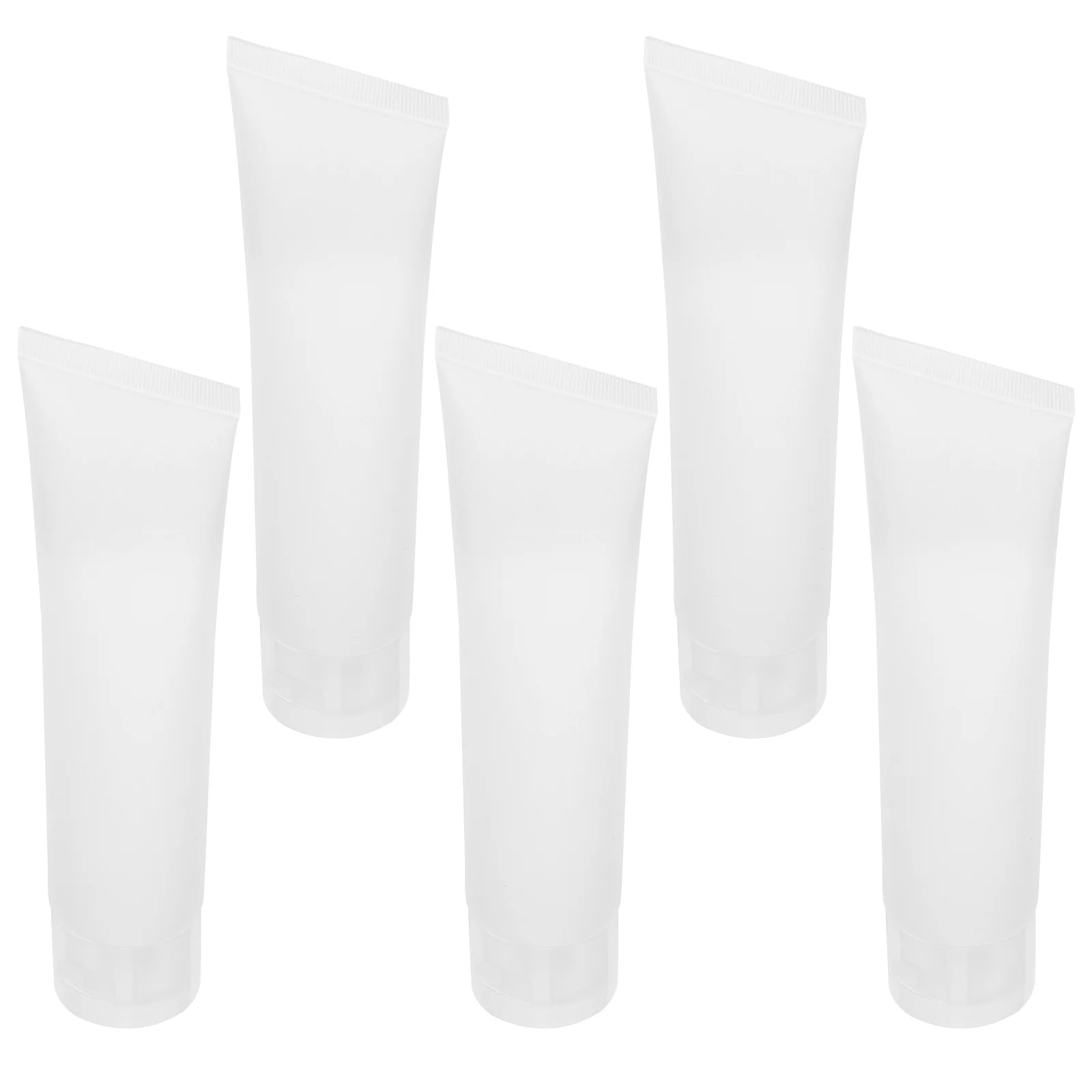 5 قطع من زجاجات السفر القابلة لإعادة الملء، منظمات تخزين صديقة للبيئة للشامبو وغسول الوجه وغسول الجسم وكريم اليد والسفر المثالي