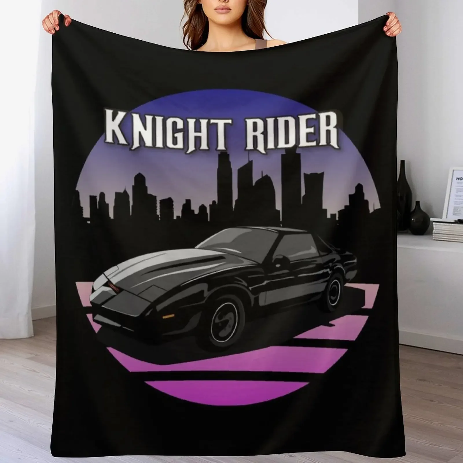 

Knight Rider KITT Throw Blanket funny gift Bed Fashionable Blankets