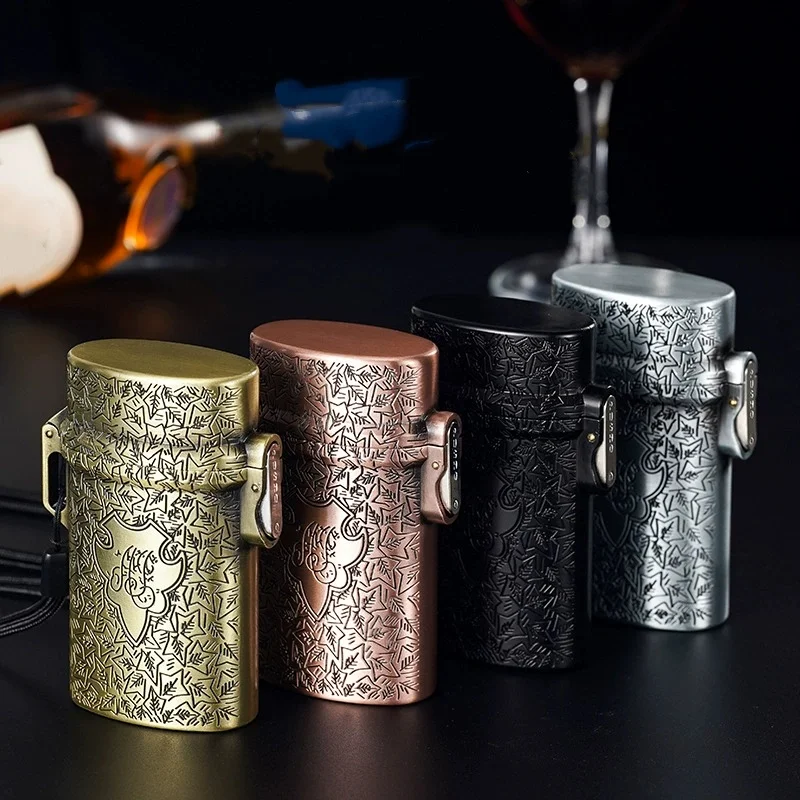 

Outdoor-Ready Rugged Metal Cigarette Box: Hanging Waterproof Shockproof Aluminum Case – Capacity for 20 Regular Cigarettes