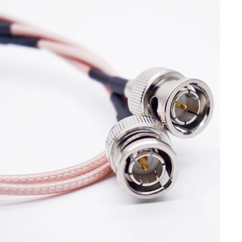 Cable BNC Male To BNC Male Plug Connector Straight RG179 RF Jumper Pigtail 50CM