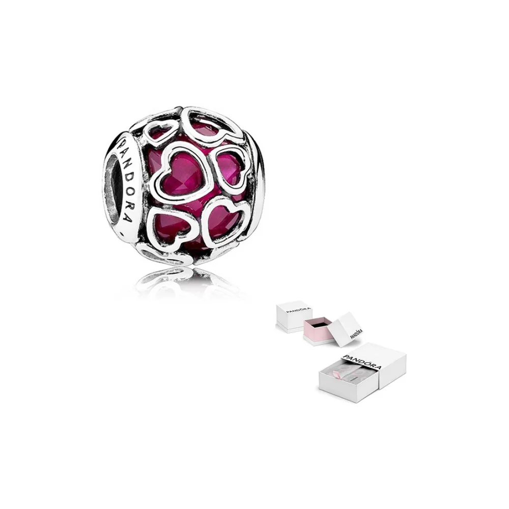 

Pandora 925 Sterling Silver Charms & Pendants Women's Cherry Red 792036NCC