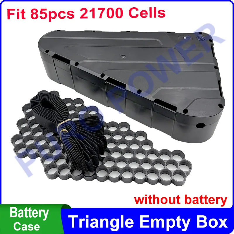 

Triangle Box Fit 85pcs 21700 Cells 36V 48V 52V 60V 72V 10S 13S 14S 16S 17S 20S Nickel Strip 35A BMS for DIY Triangle Bag Battery