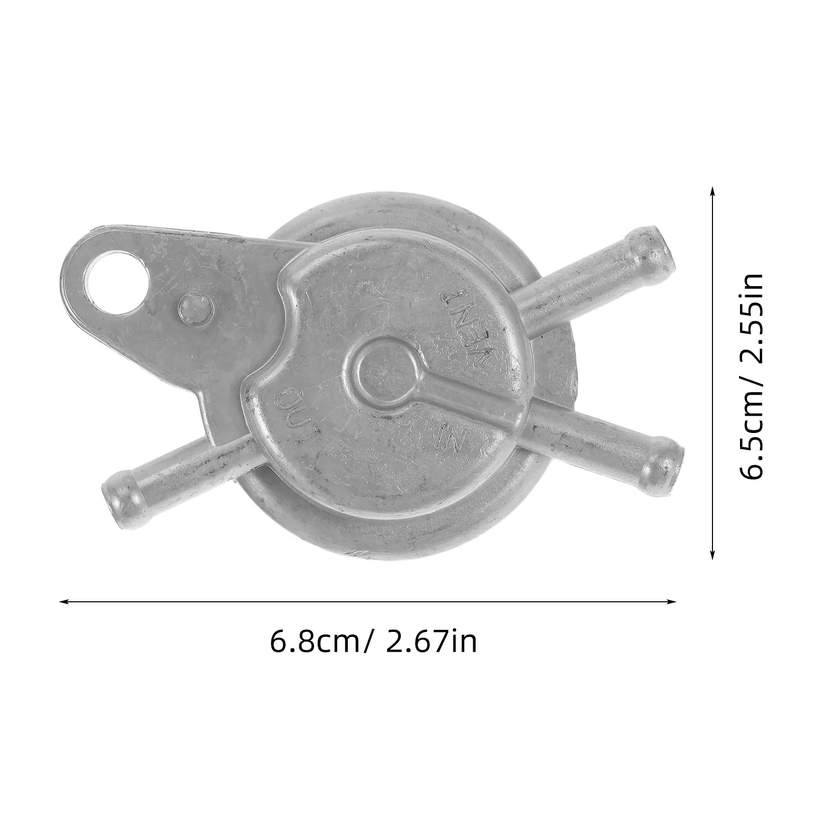 Motorcycle Fuel Valve Three-Port Switch Replacement for Chinese Scooter Atv Dirt Bike Fuel Pump Accessories Scooter Repair Parts