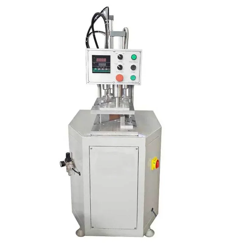 Single head welding PVC UPVC door and window manufacturing machine