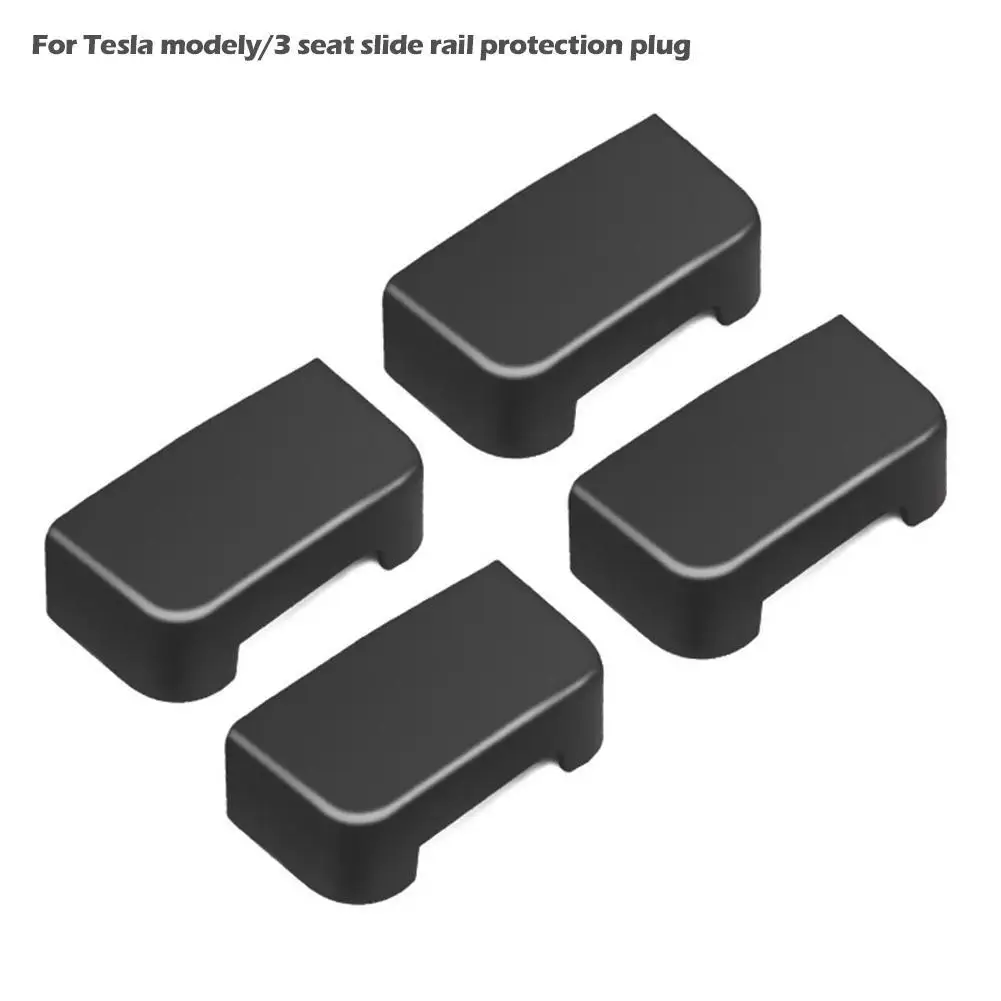 2023 New Rear Seat Slide Rail Soft Rubber Plug Protection for Tesla MODEL Y 2023 Car Interior Function Accessories