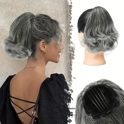 8 In Wavy Ponytail Hair Extensions - Luscious, Thick, and Soft Synthetic Hair with Comb Clip and Drawstring - Perfect for Short
