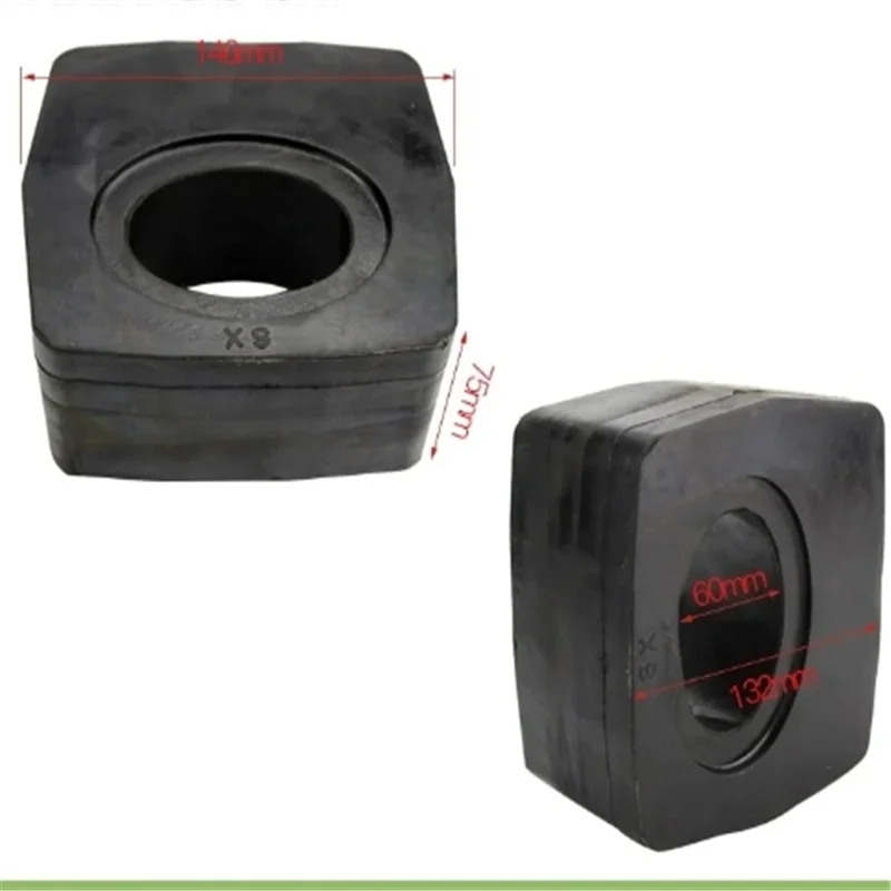 forklift Rear axle pad rubber block shock absorption block (ellipse) H24N4-32451 for Heli forklift H2000 2-3T