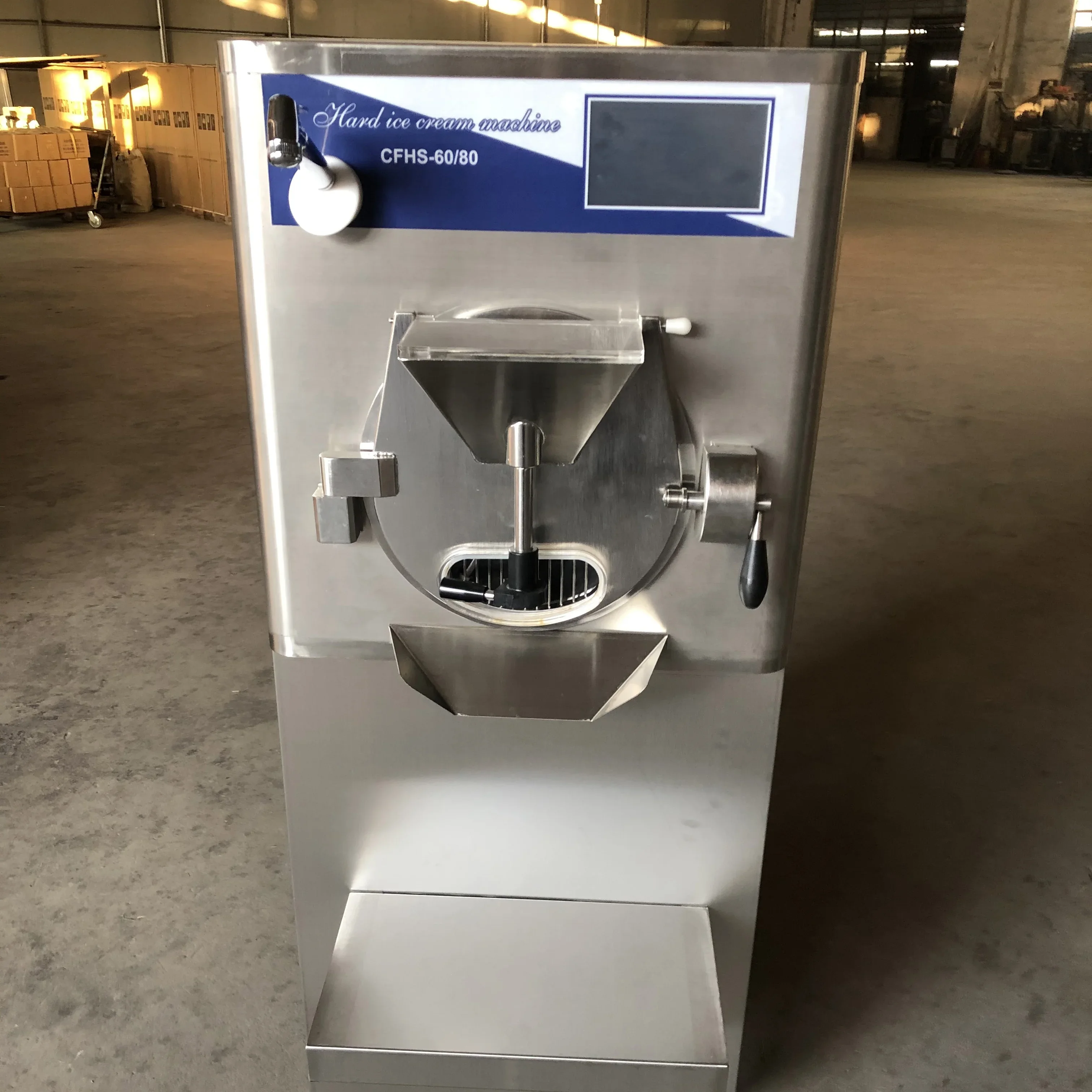 machine freezer display yogurt industrial machines italian with frozen hard spare part compressor south ice cream gelato maker