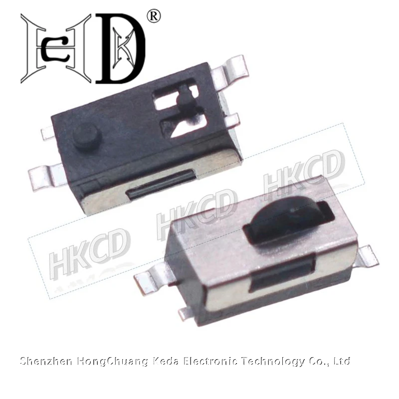 10PCS KFC-V115D Limit Switch Dual Pin Round Head Surface Mount Reset micro Motion Detection with Column Detection Switch