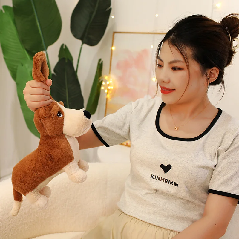 30cm Szpikulca Piesek Wędka Pluszowa Zabawka Miękka Maskotka Dekoracja Domu