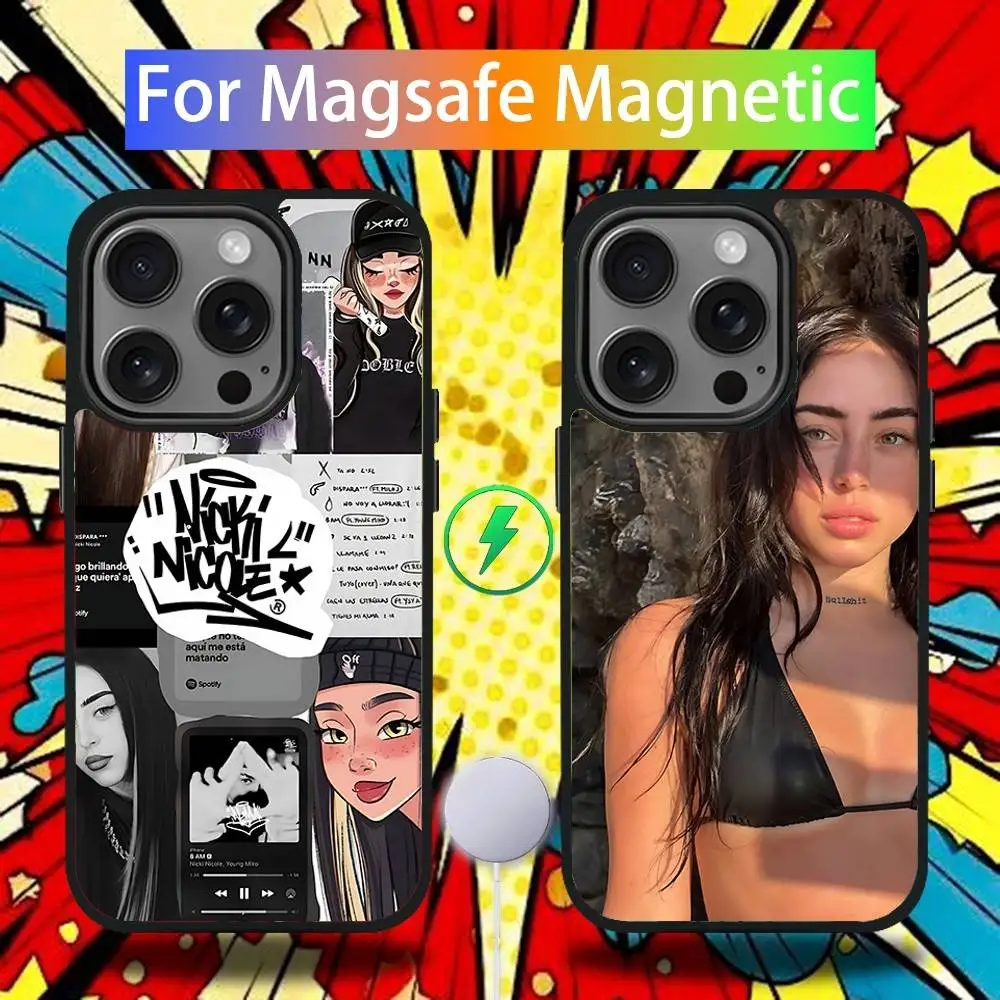 

Nicki N-Nicole Phone Case For iPhone 16,15,14,13,12,11,Pro,Max,Plus,Mini,SE4,E Magnetic Magsafe Wireless Charging
