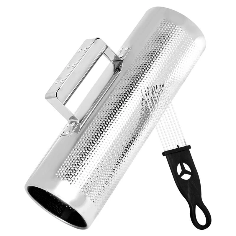 Instrumento percusión Guiro Shaker Metal con raspador, instrumento percusión, acompañamiento banda, Guiro Latin