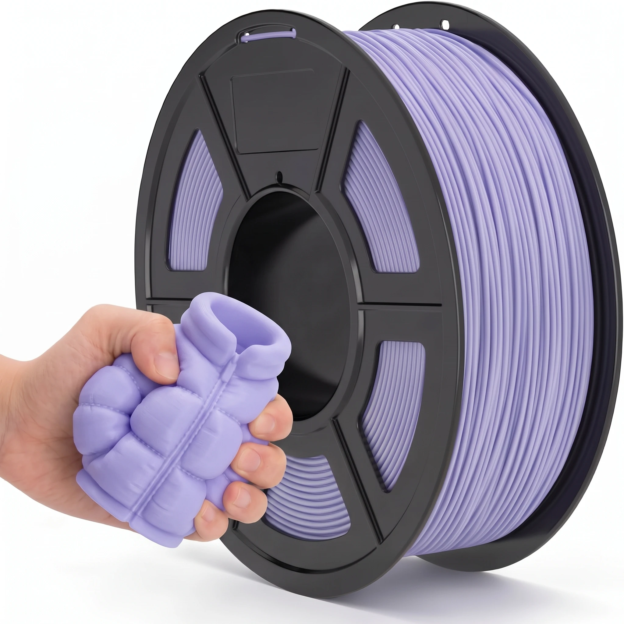 TPU-Filament Matt 95A 1,75mm 250g Mattes, Flexibles, Langlebiges 3D-Druckfilament mit Minimierten Schichtlinien
