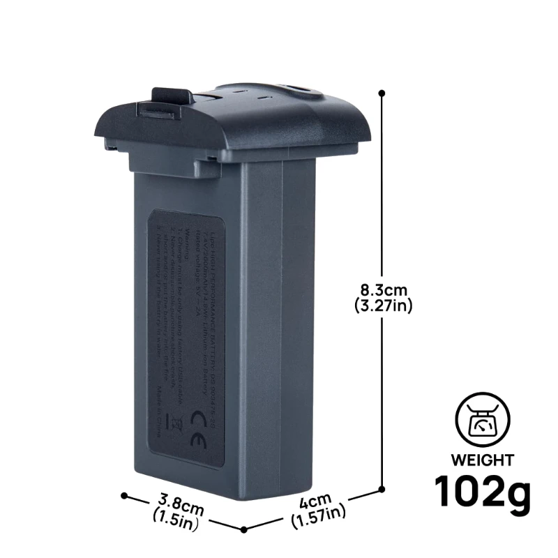 Upgraded 7.4V 2000mAh Drone Intelligent Battery with USB Charging Cable for SJRC F5 F5S PRO for HollyStone HS360S RC Quadcopter