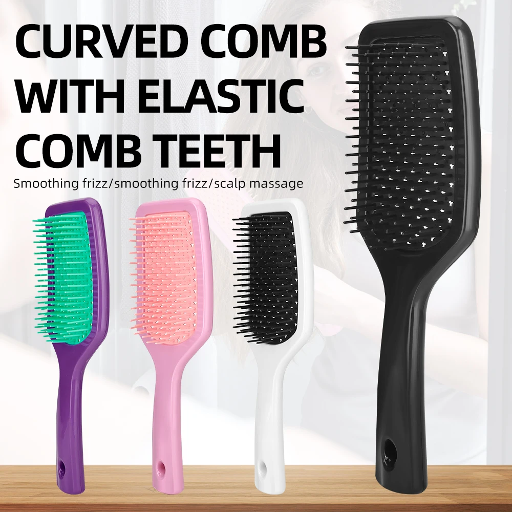 Air Cushion Hair Brush Anti-Static & Massage, Painless Detangling for Curly Straight Thick Hair, Styling Tool for Wet Dry Bath