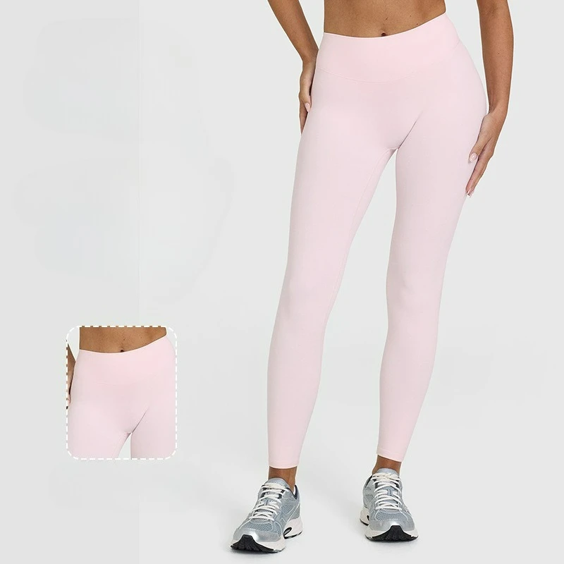 

New Soft Elastic Yoga Pants Women's Thin Pink Non-drop Shark Pants Fitness Clothes Yoga Clothes Tight Sports Trousers