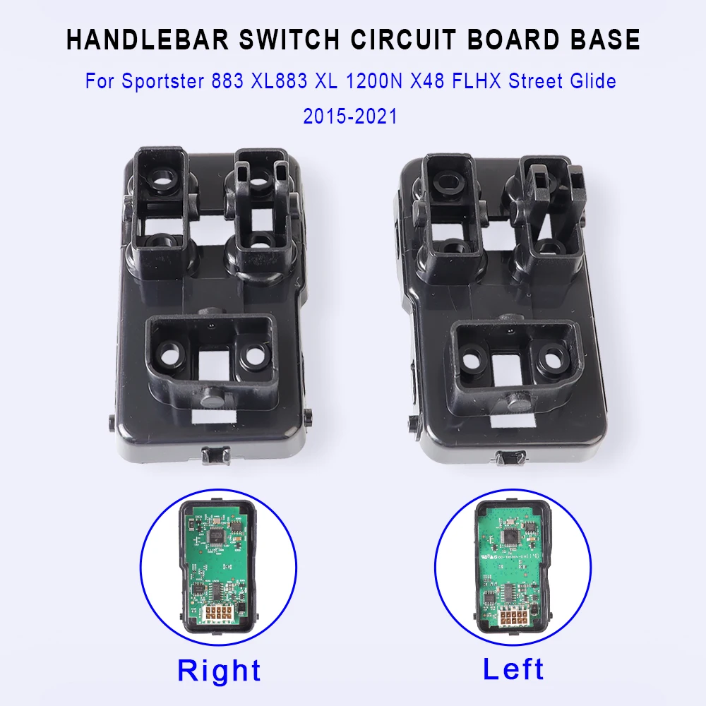 For Harley Sportster 883 XL883 XL1200N X48 FLHX Street Glide Handlebar Button Board Housing Switch Base Motorcycle Accessories