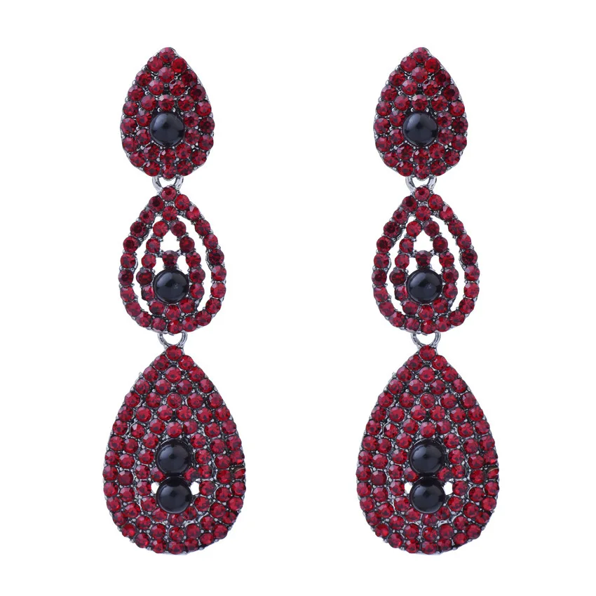 1920s Flapper Earrings Roaring 20s Great Gatsby Rhinestone Earrings Aretes De Mujer Luxury Jewelry Lesbian jewelry