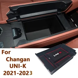 For Changan UNI-K UNIK 2021 2022 2023 Car Armrest Storage Box Center Console Organizer Container Coin Tray Accessories