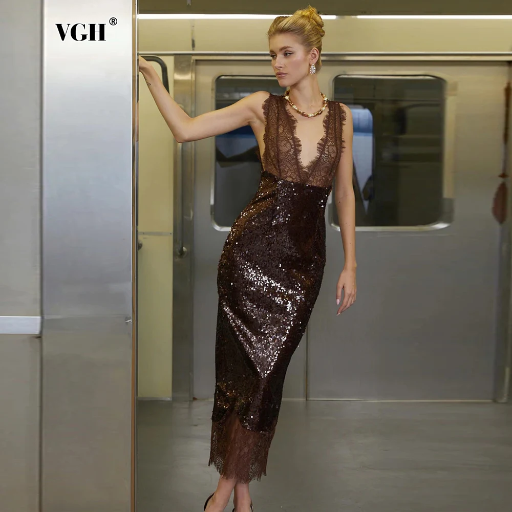 vgh-sexy-dentelle-episse-paillettes-minceur-robes-pour-les-femmes-col-en-v-sans-manches-taille-haute-ete-design-sens-robe-de-soiree-femme-nouveau